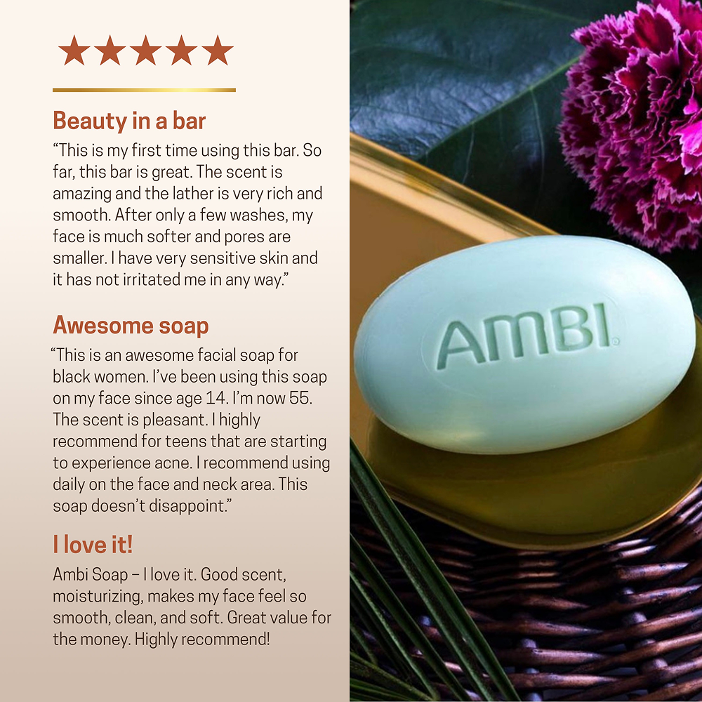 Ambi Black Soap With Shea Butter 90g-All-Aladin Beauty