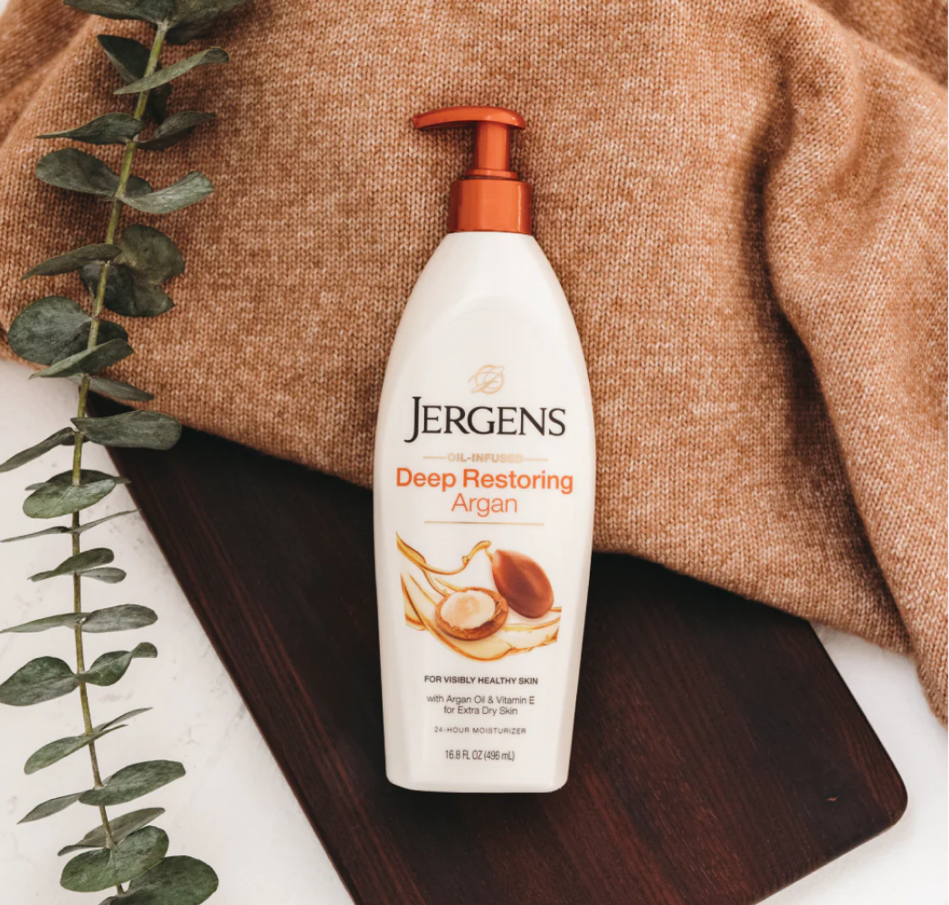 Jergens Deep Restoring Argan Moisturizer Lotion 473ml-Body Lotion-Aladin Beauty