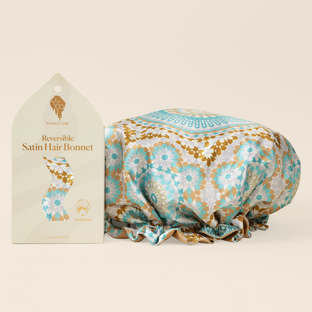 Bounce Curl Reversible Satin Hair Bonnet
