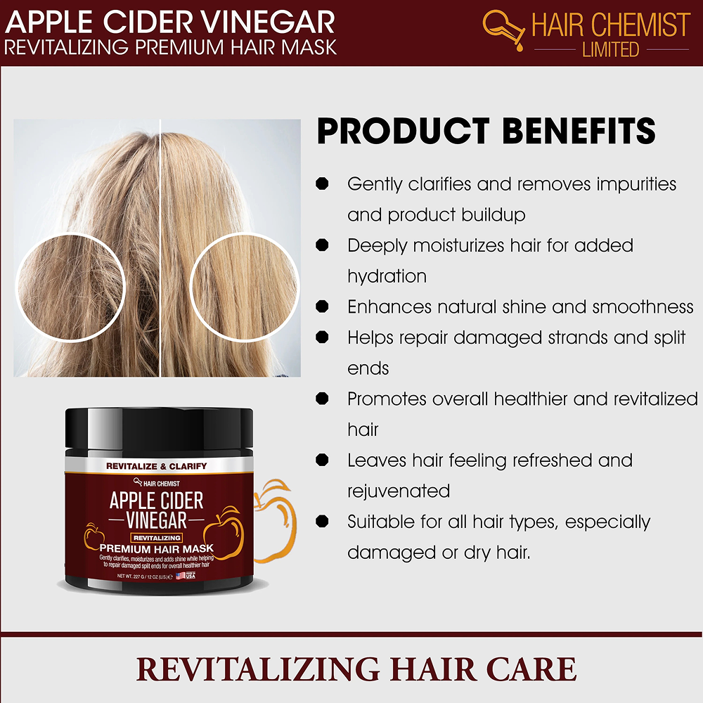 Hair Chemist Apple Cider Vinegar Mask 12oz-All-Aladin Beauty