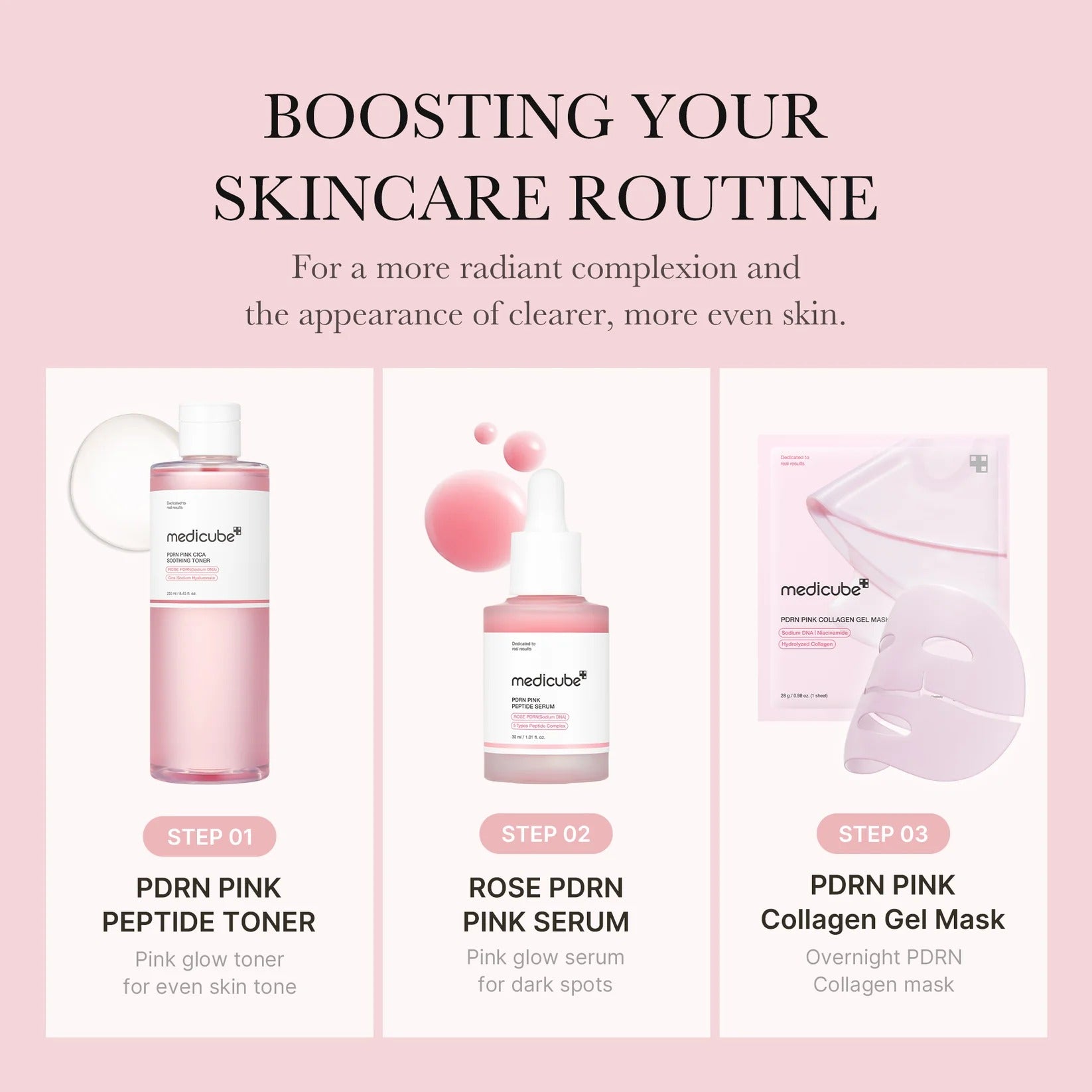 Medicube Pdrn Pink Cica Toner 250ml-Toner-Aladin Beauty