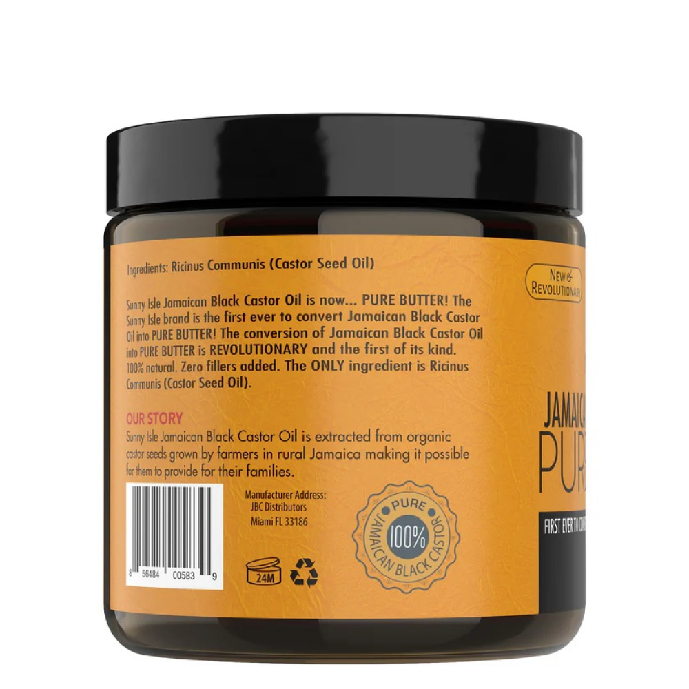 Sunny Isle Jamaican Black Castor Oil Pure Butter 4oz-Body Butter-Aladin Beauty