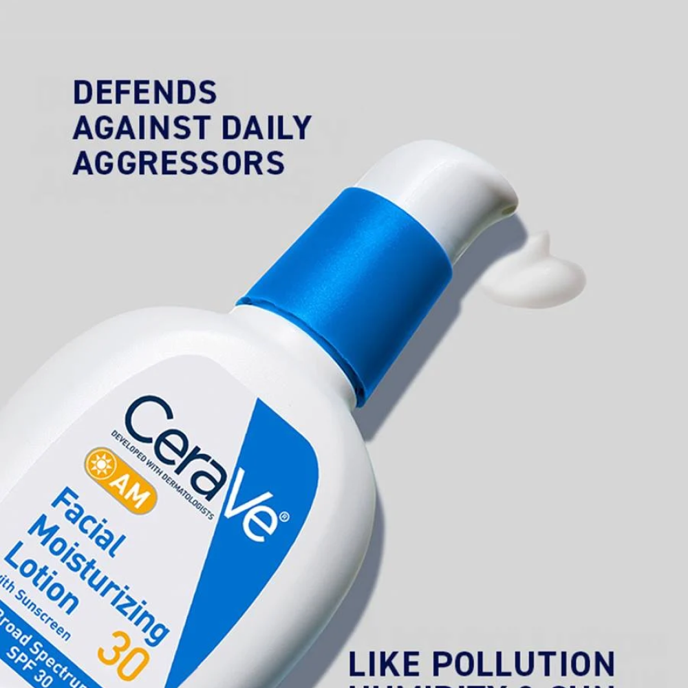 Cerave Facial Moisturizing Lotion Hydrating Face Cream Spf30 52ml