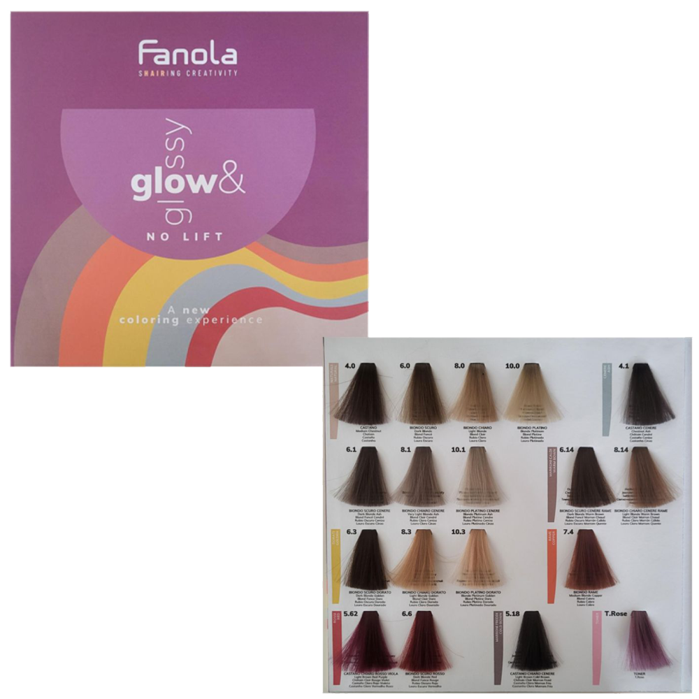 Fanola Color Chart Glow & Gloss