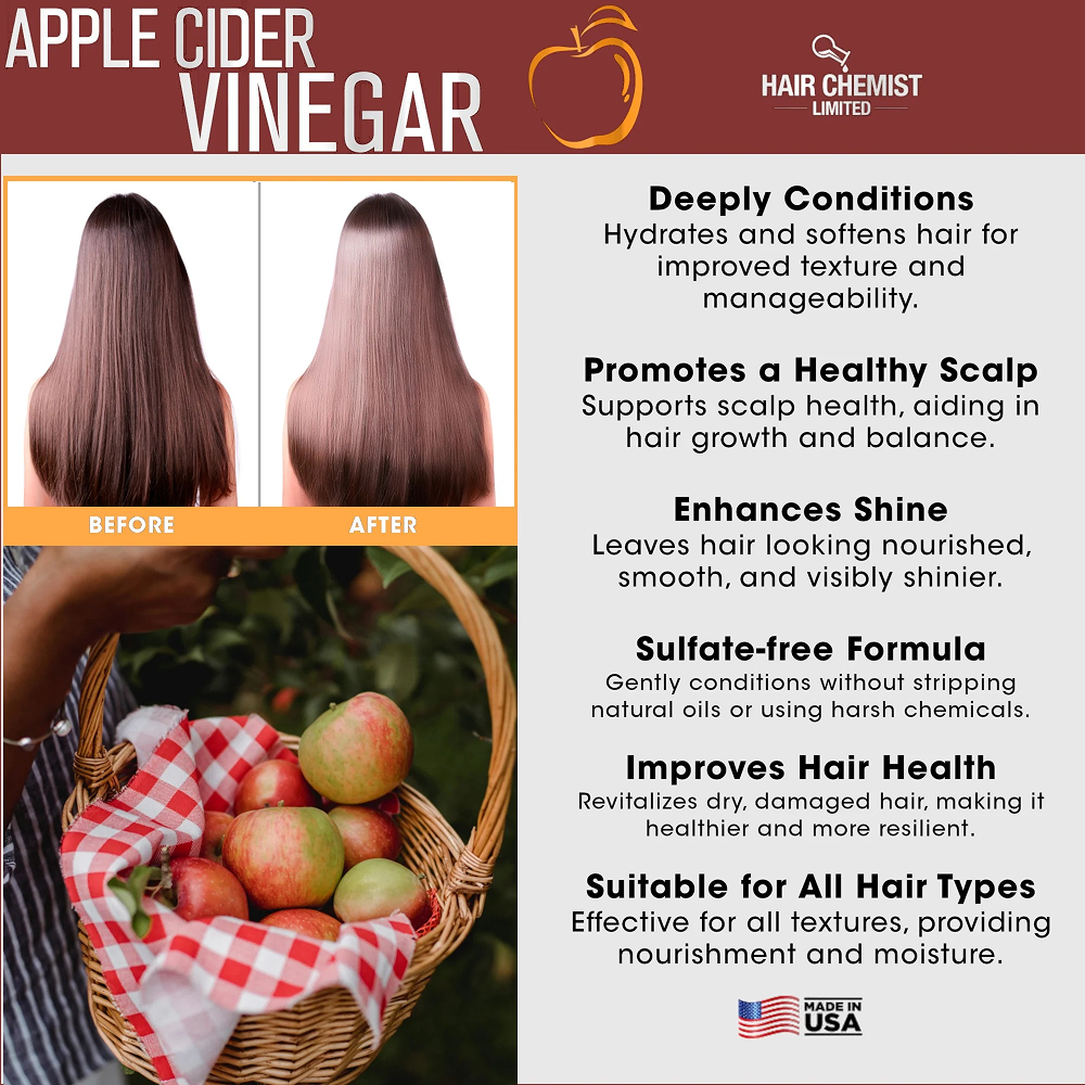 Hair Chemist Apple Cider Vinegar Conditioner 33oz-All-Aladin Beauty