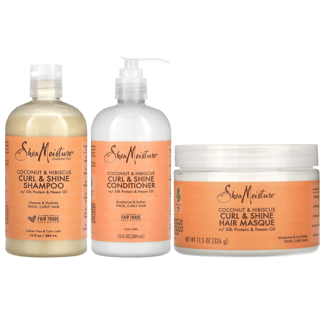 Shea Moisture Coconut & Hibiscus Curl & Shine Pack