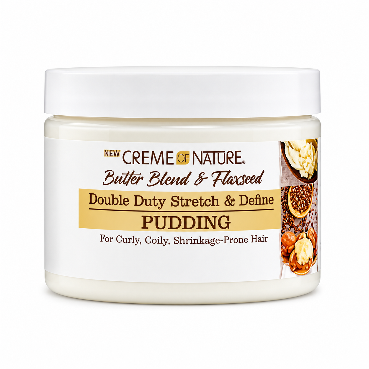 Creme of Nature Butter Blend & Flaxseed Pudding 11.5oz