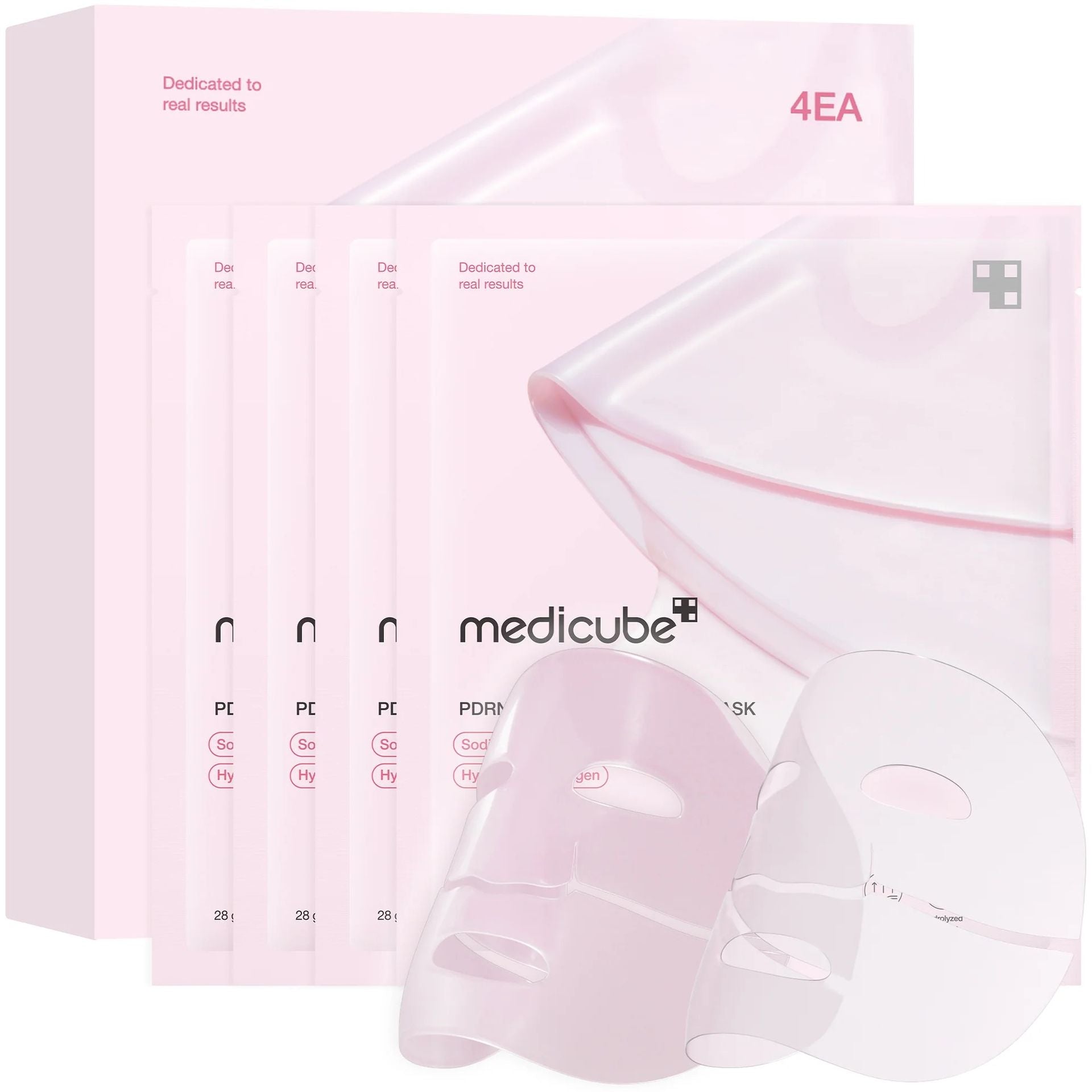 Medicube Pdrn Pink Collagen Gel Mask - 4 Sheets
