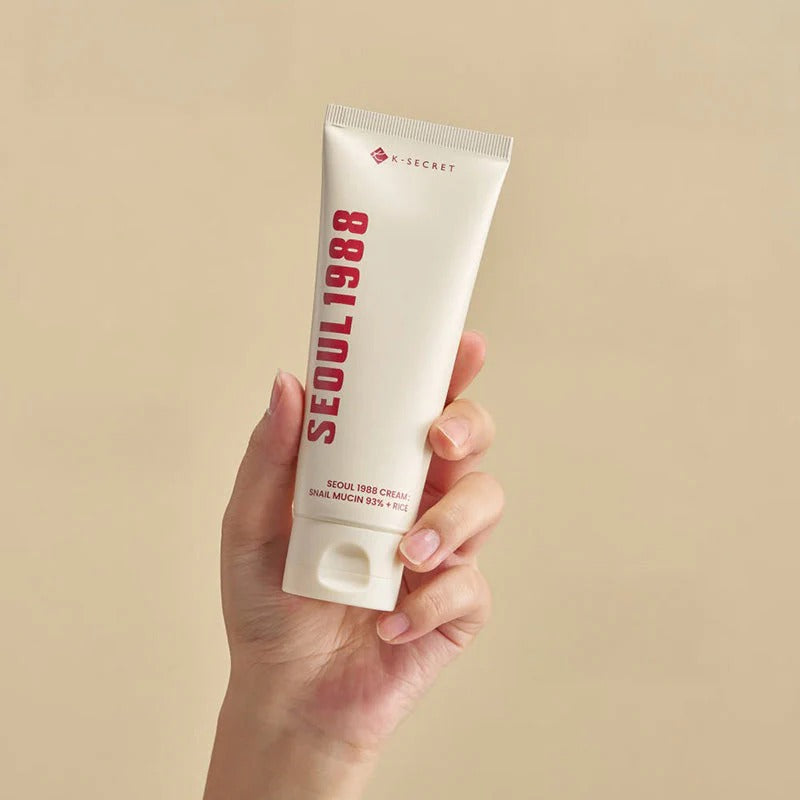 K-Secret Seoul 1988 Cream with 93% Snail Slime and Rice 100ml