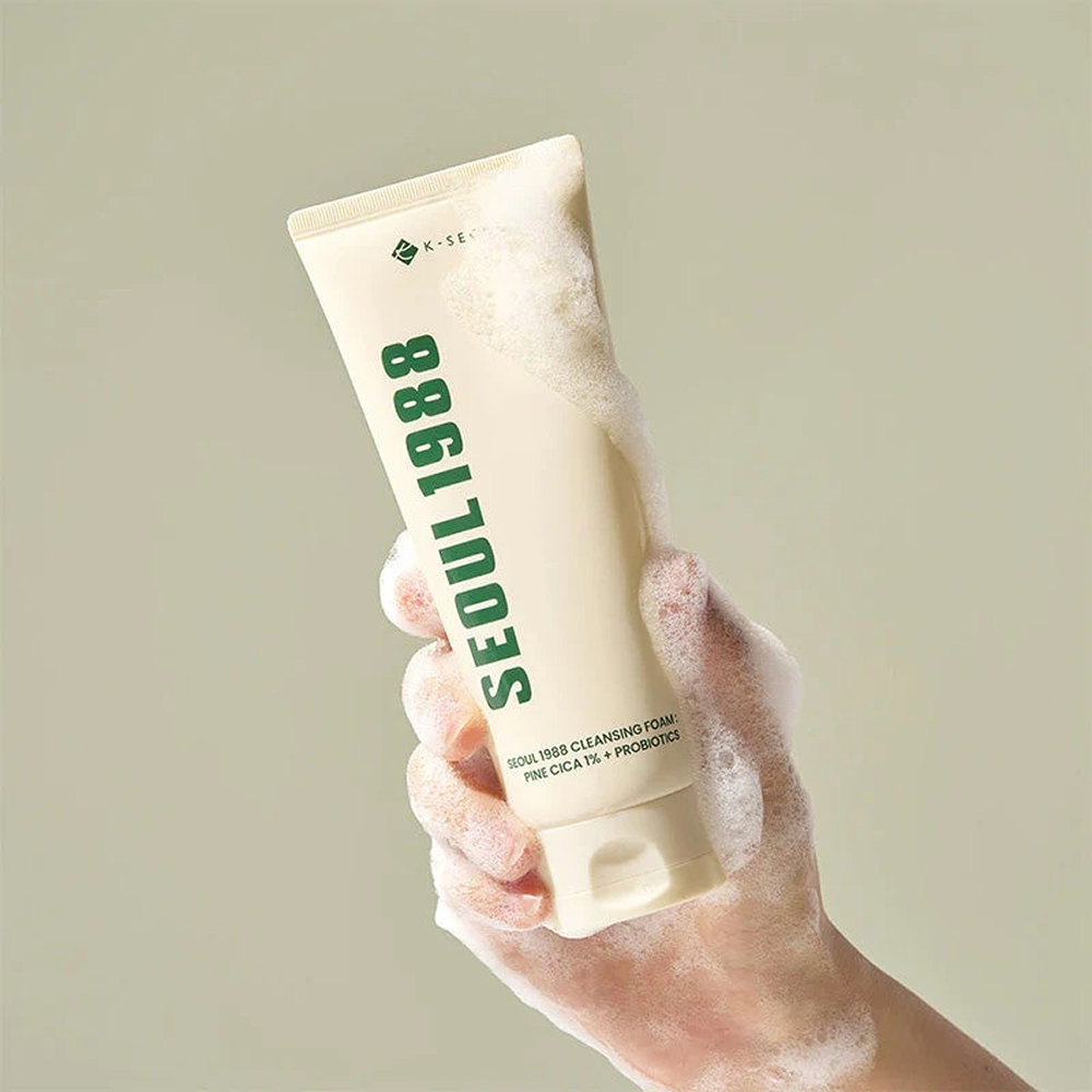 K-Secret Soeul 1988 Cleansing Foam Pine Cica 1% + Probiotics 150ml-Gel Cleanser-Aladin Beauty