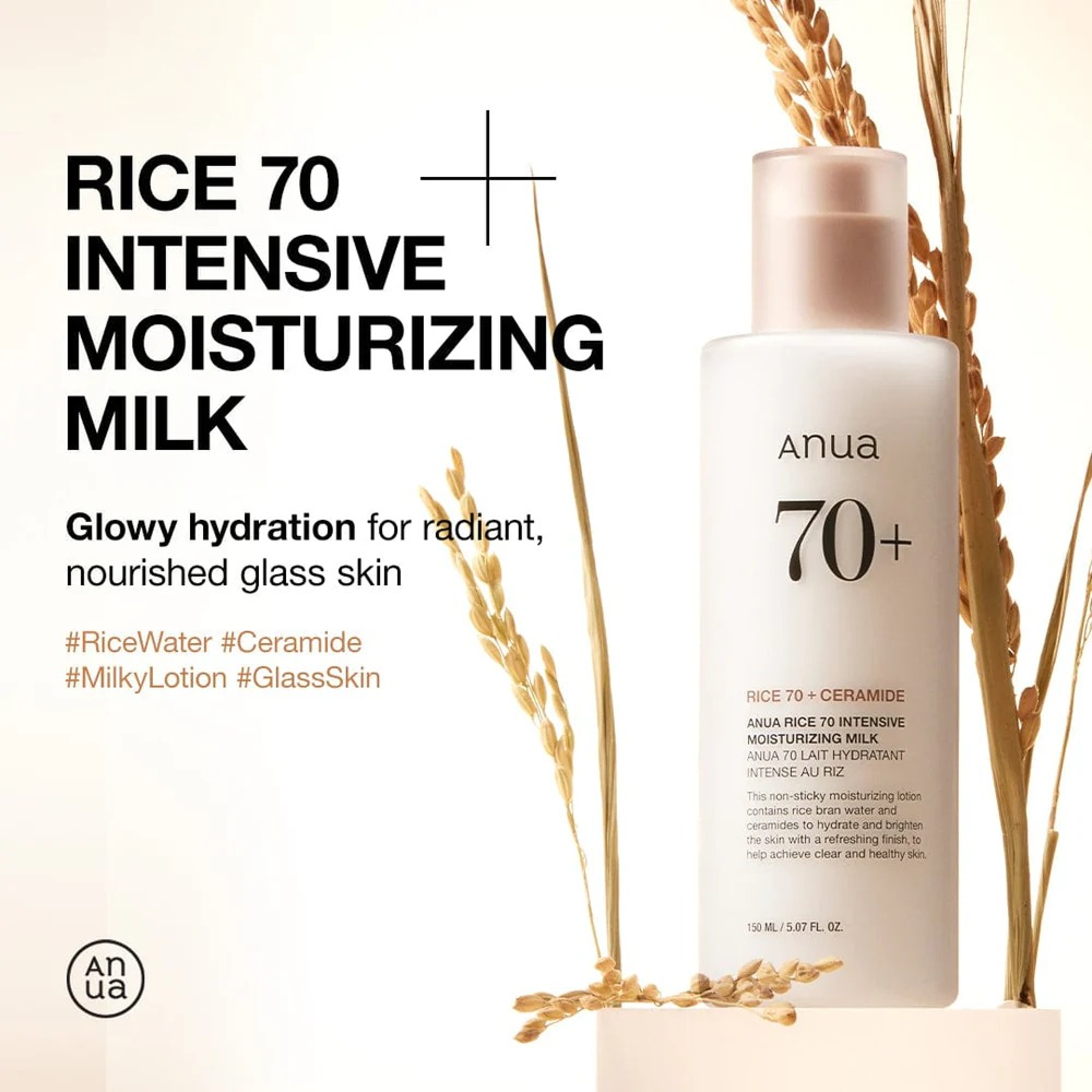 Anua Rice 70 Intensive Moisturizing Milk Lotion 150ml