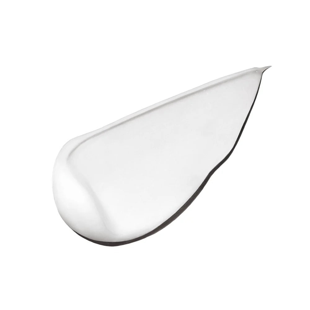A creamy white swatch of Innersense Color Radiance Daily Conditioner, showing its smooth texture.