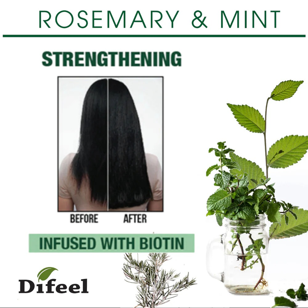 Difeel Rosemary & Mint Hair Mask 12oz-All-Aladin Beauty