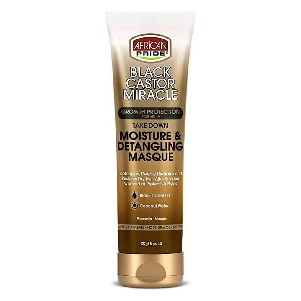 African Pride Black Castor Moisture & Detangling Mask 227g
