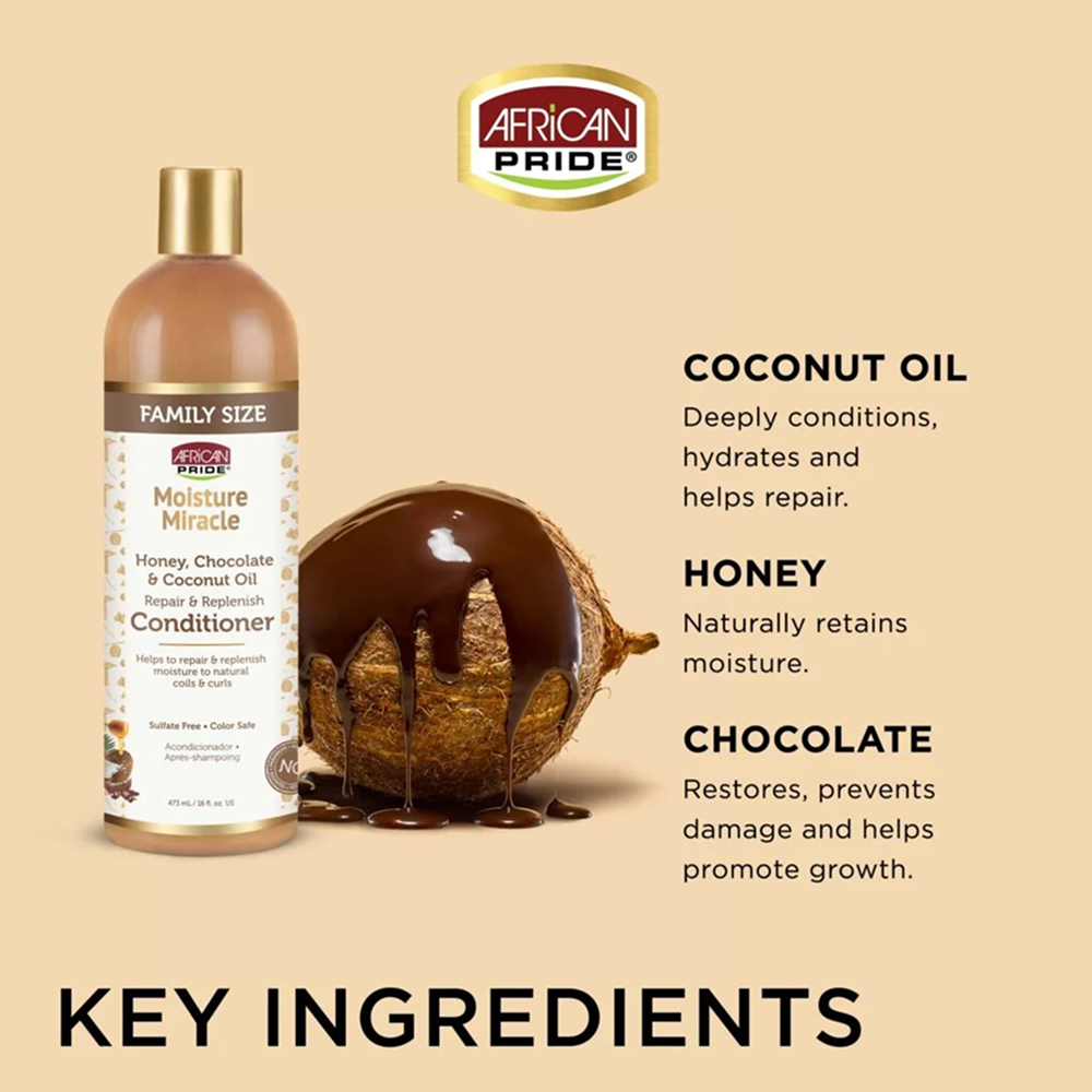 African Pride Moisture Miracle Conditioner 473ml