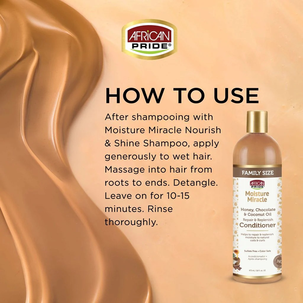 African Pride Moisture Miracle Conditioner 473ml