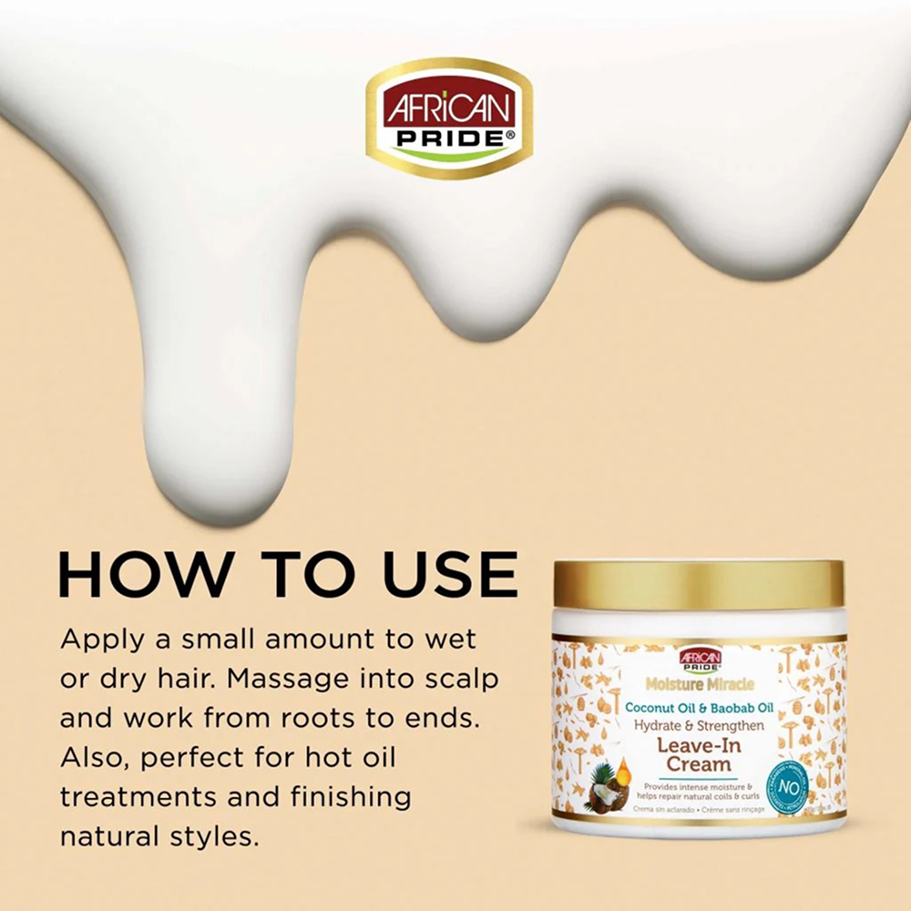 African Pride Moisture Miracle Leave-In Cream 425g-Leave-in Cream-Aladin Beauty