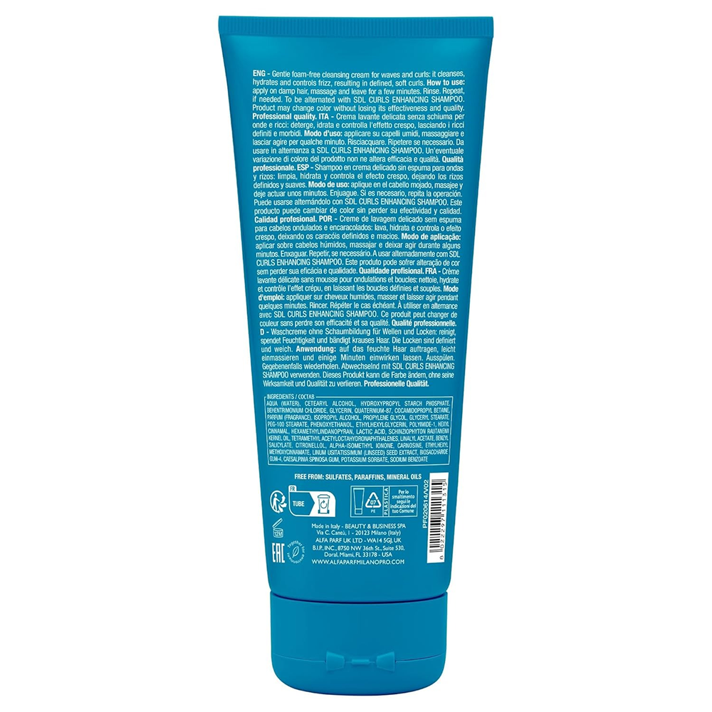 Alfaparf Semi Di Lino Curls Hydrating Co-Wash 200ml-Co-Wash-Aladin Beauty