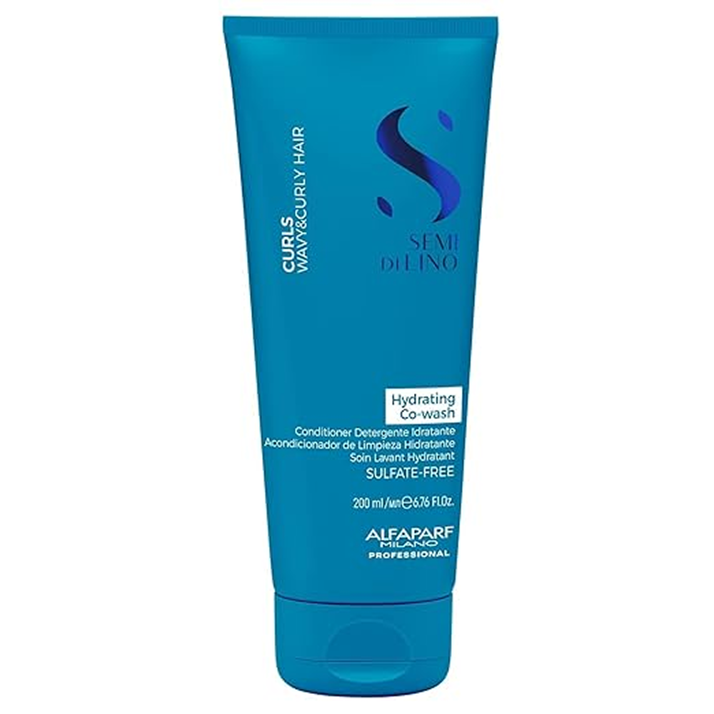 Alfaparf Semi Di Lino Curls Hydrating Co-Wash 200ml-Co-Wash-Aladin Beauty