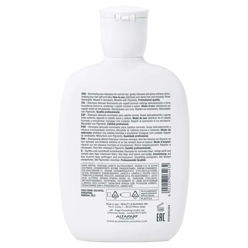 Alfaparf Semi Di Lino Diamond Illuminating Low Shampoo-Gentle Shampoo-Aladin Beauty