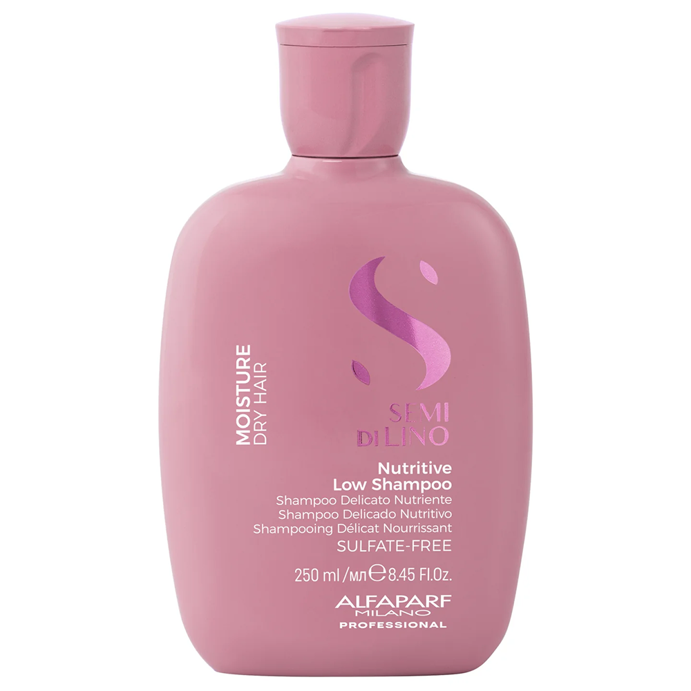 Alfaparf Semi Di Lino Moisture Nutritive Low Shampoo 250ml-Moisturising Shampoo-Aladin Beauty
