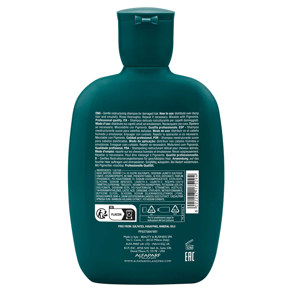 Alfaparf Semi Di Lino Reconstruction Reparative Low Shampoo 250ml-Gentle Shampoo-Aladin Beauty