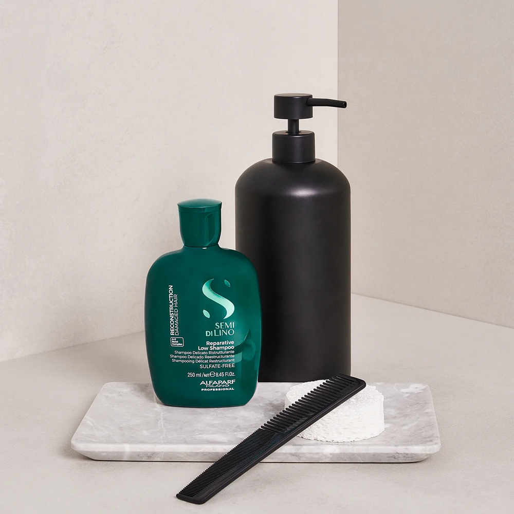Alfaparf Semi Di Lino Reconstruction Reparative Low Shampoo 250ml-Gentle Shampoo-Aladin Beauty