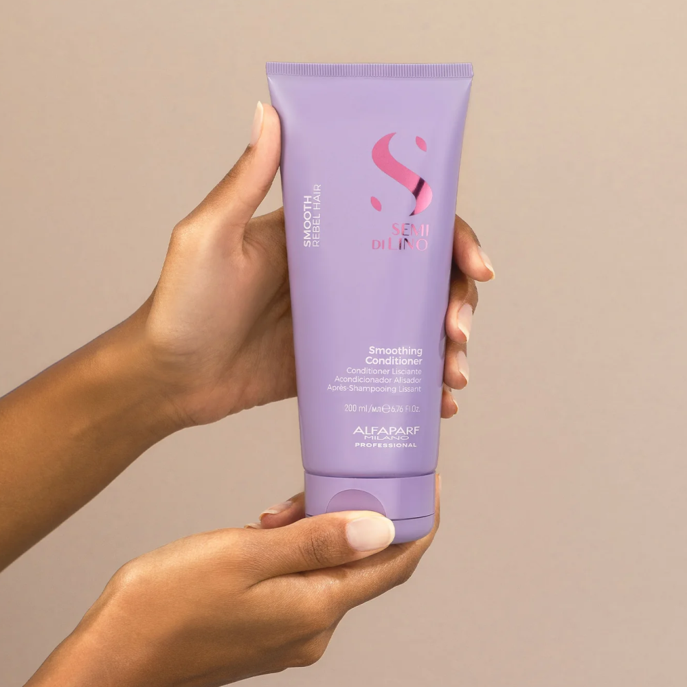 Alfaparf Semi Di Lino Smoothing Conditioner 200ml-Moisturizing Conditioner-Aladin Beauty