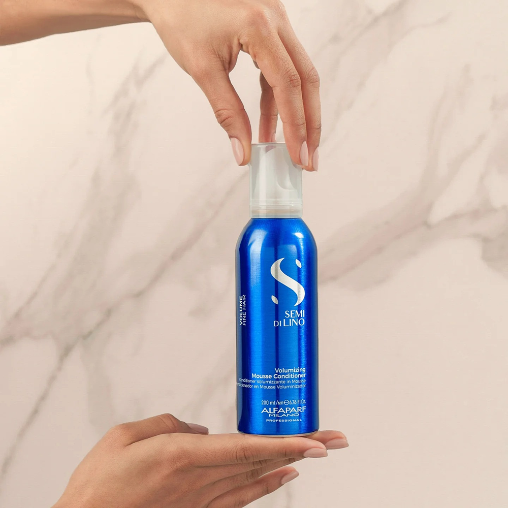 Alfaparf Semi Di Lino Volumizing Mousse Conditioner 200ml-Volumizing Conditioner-Aladin Beauty