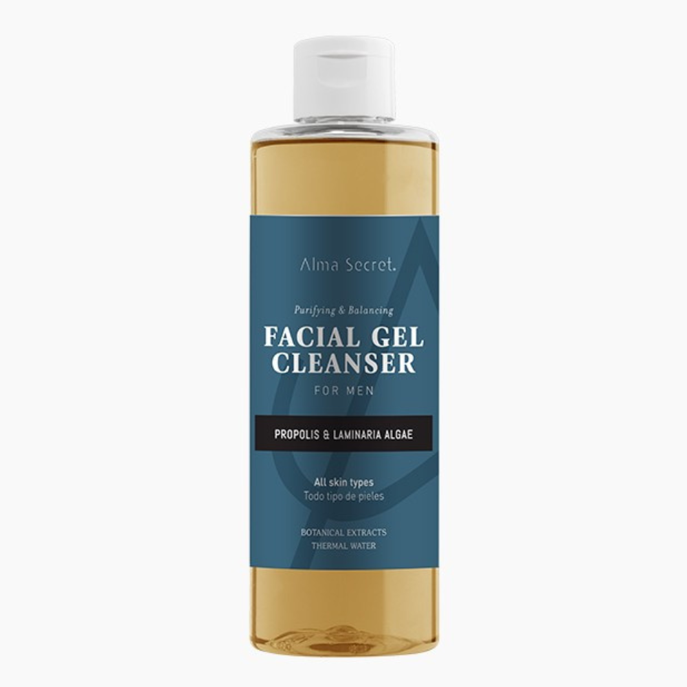 Alma Secret Purifying Facial Cleansing Gel for Men 200ml-Face Wash-Aladin Beauty