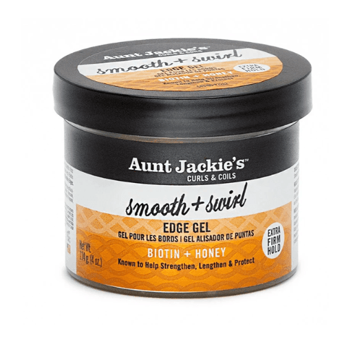 Aunt Jackie's Biotin & Honey Smooth & Swirl Edge Gel 8oz - Aladin Beauty