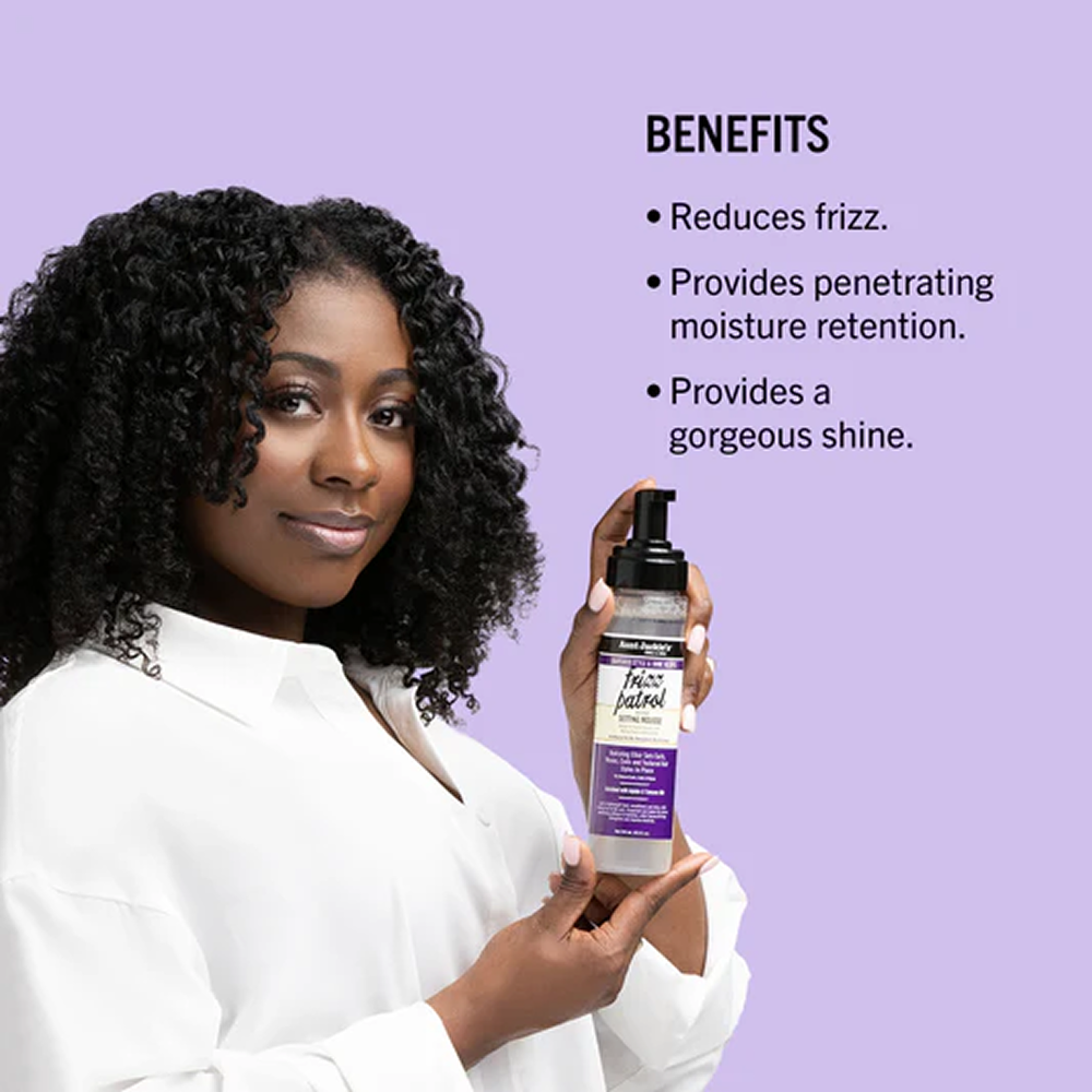 Aunt Jackie's Grapeseed Frizz Patrol Setting Mousse 237ml