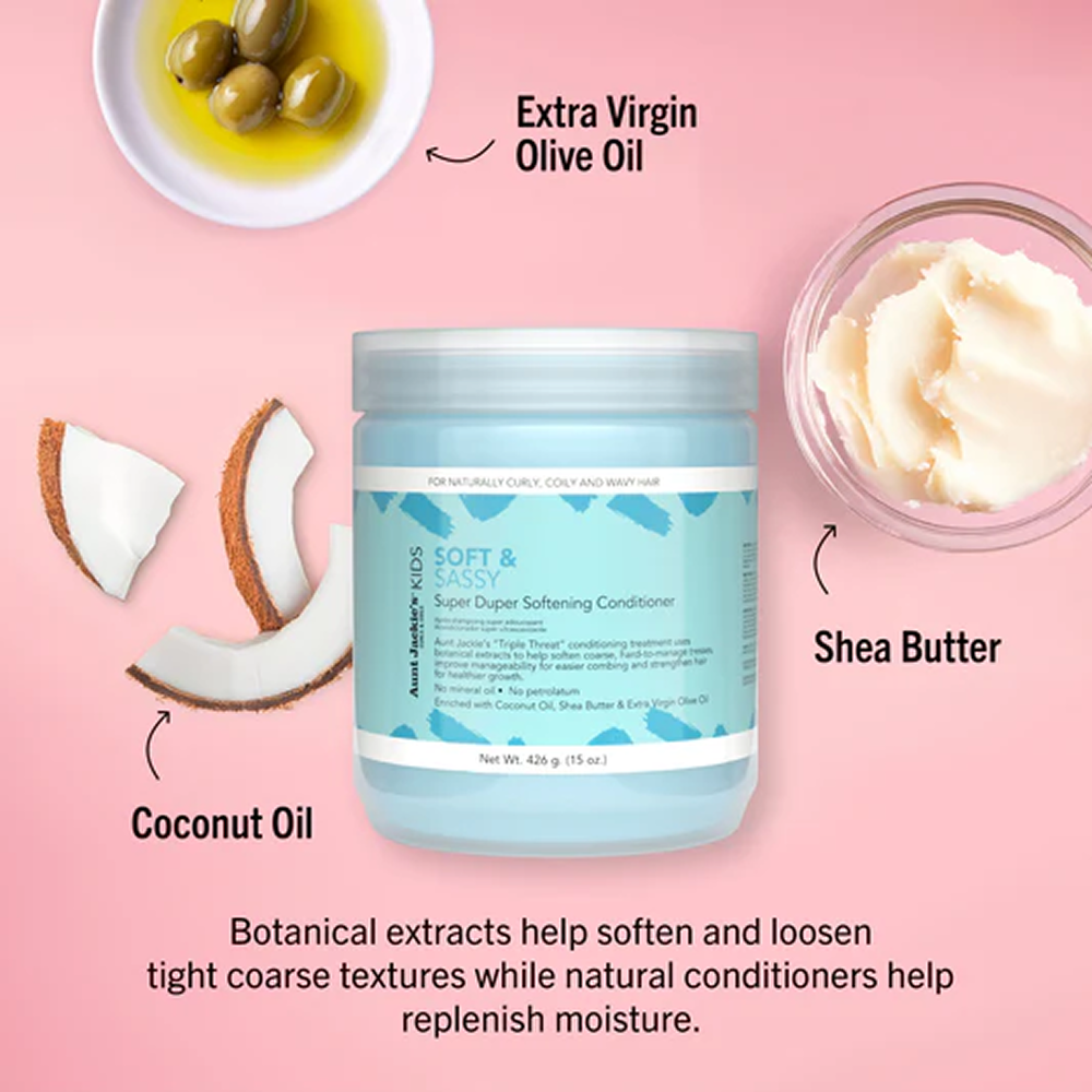 Aunt Jackie's Kids Soft & Sassy Super Softening Conditioner 426g-All-Aladin Beauty