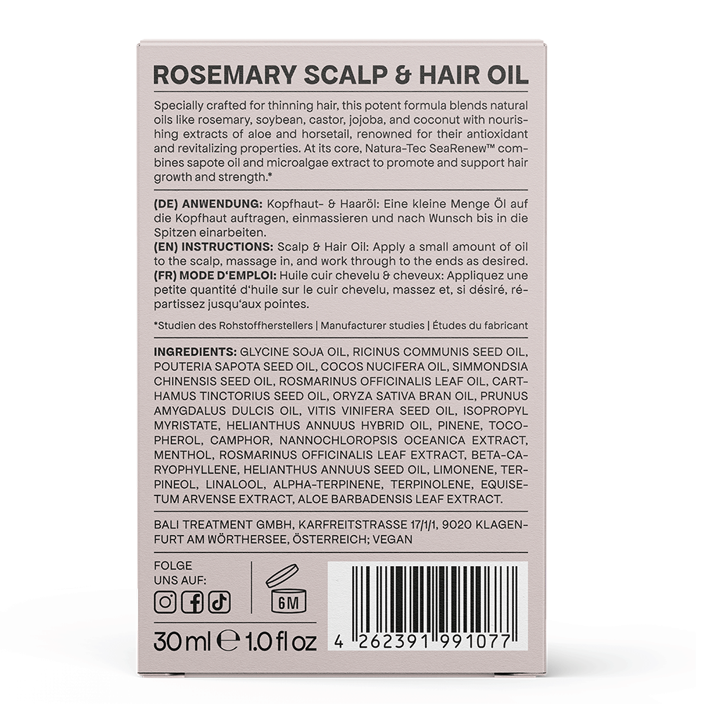 Bali Curls Rosemary Grow Scalp & Hair Oil 30ml