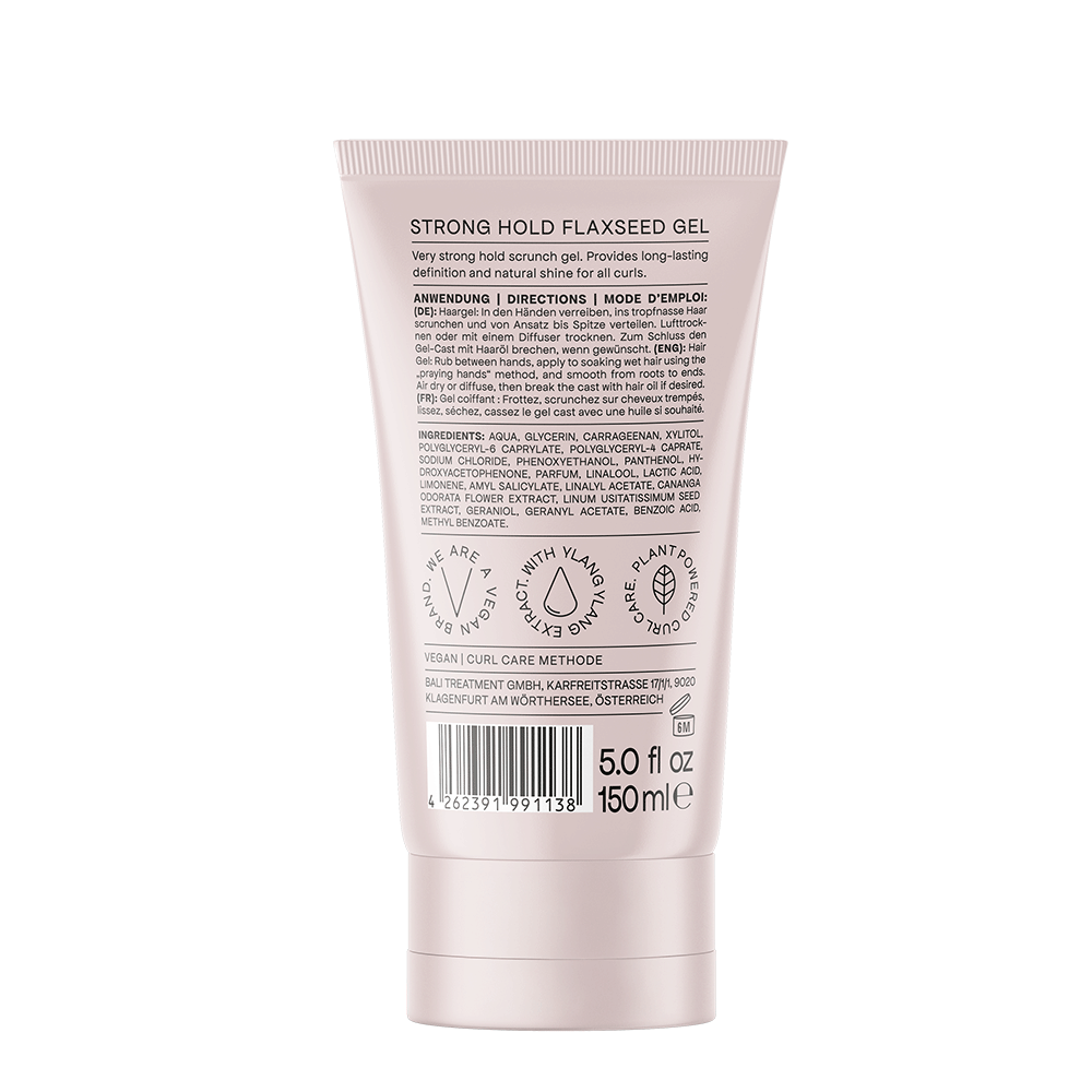 Bali Curls Strong Hold Flaxseed Gel 150ml