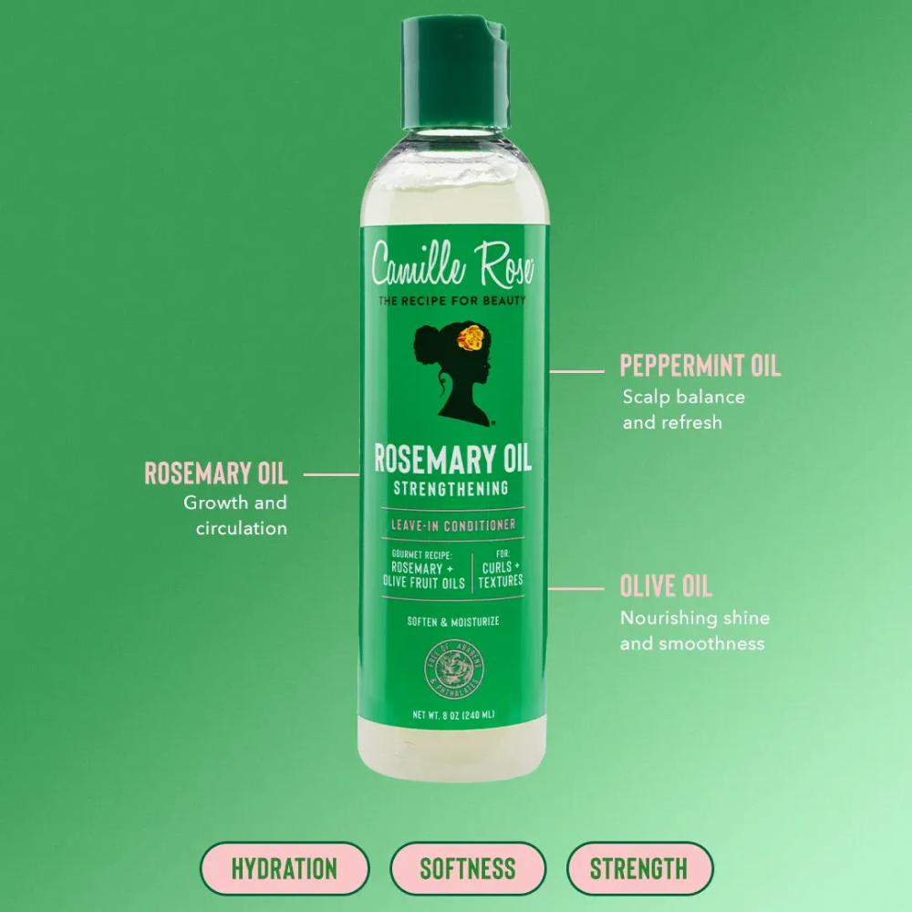 Camille Rose Rosemary Oil Strengthening Leave-In Conditioner 236ml