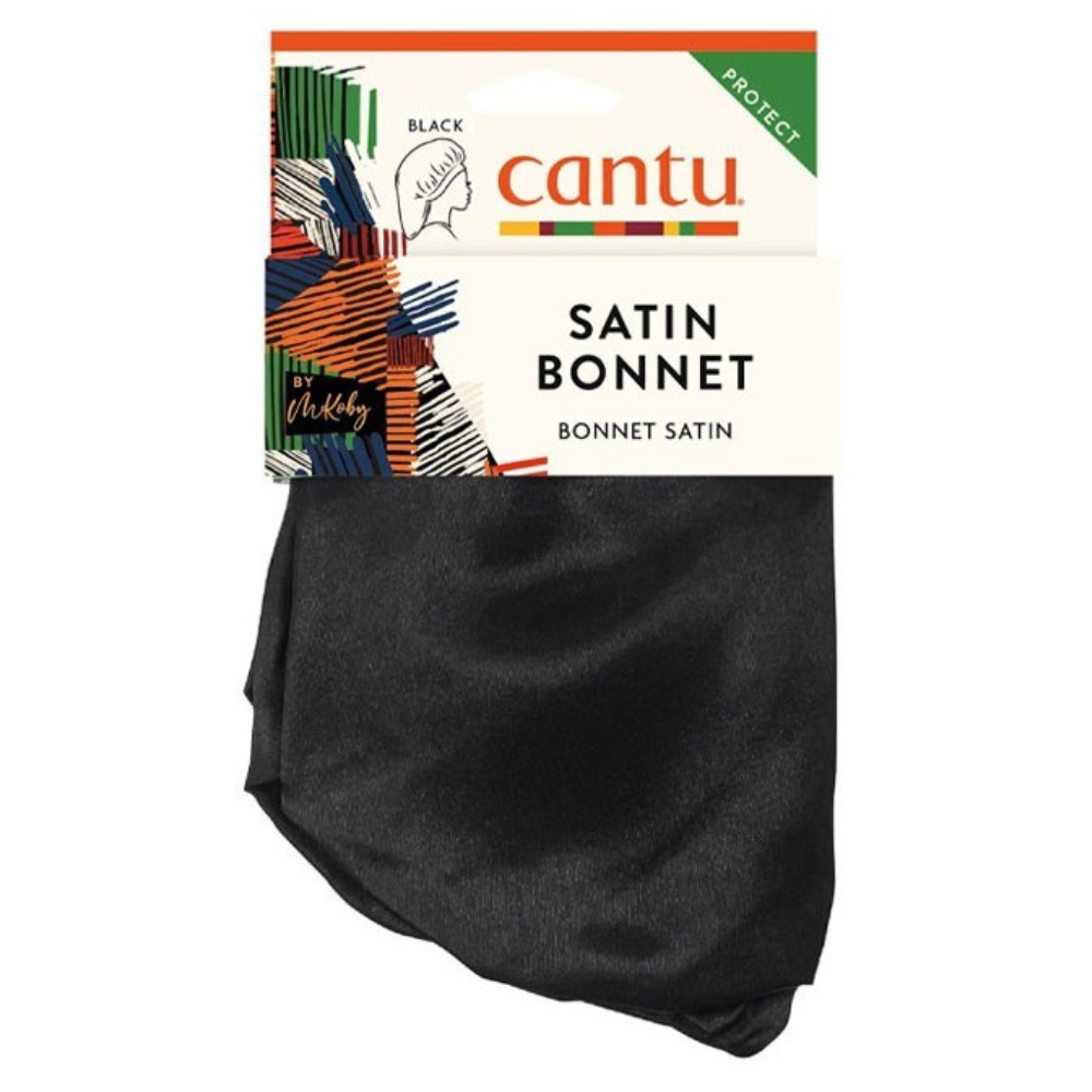 Cantu Satin Bonnet Black Classic