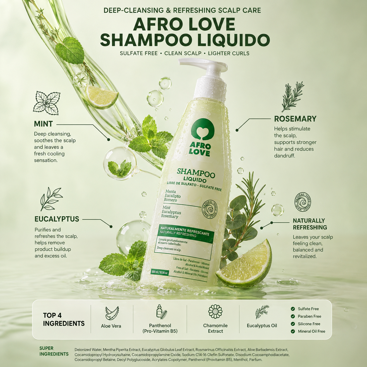 Afro Love Shampoo Liquid