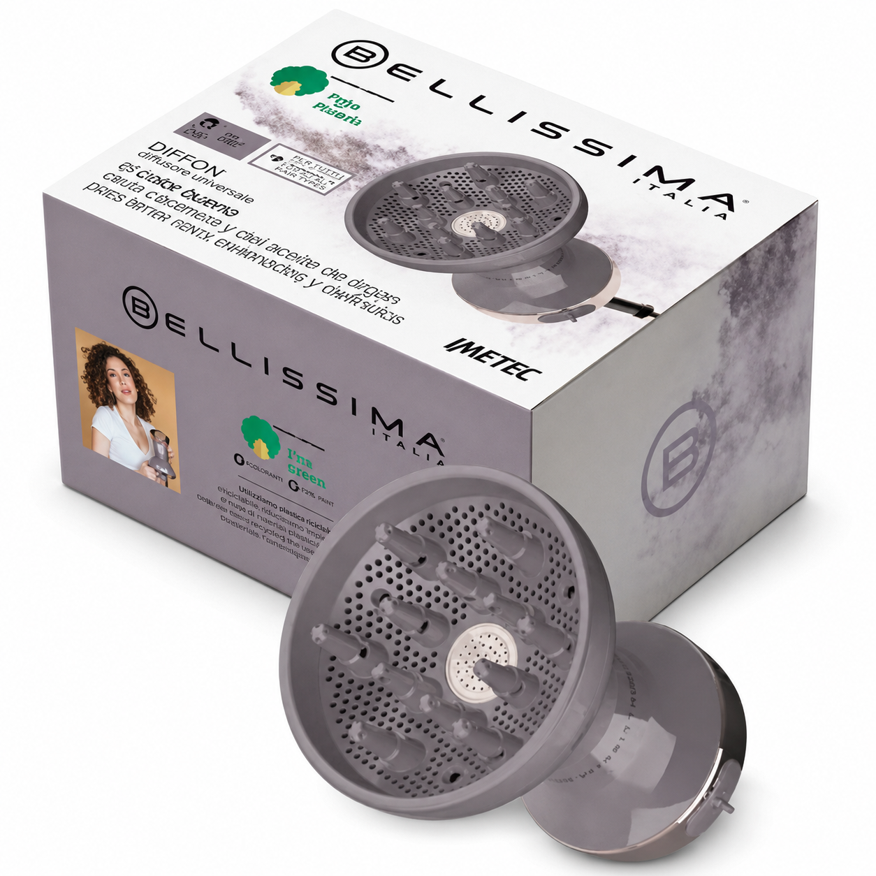 Bellissima Diffon Ceramic & Argan Oil Curly Pineapple Limited Edition