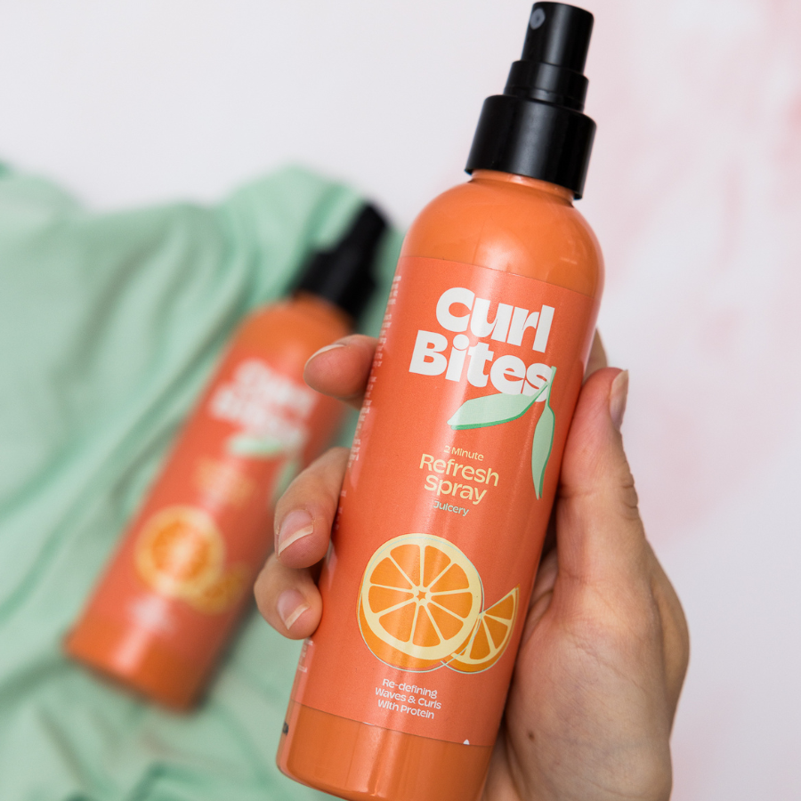 Curl Bites 2 Minutes Refresh Spray 200ml-Curl Refresher-Aladin Beauty