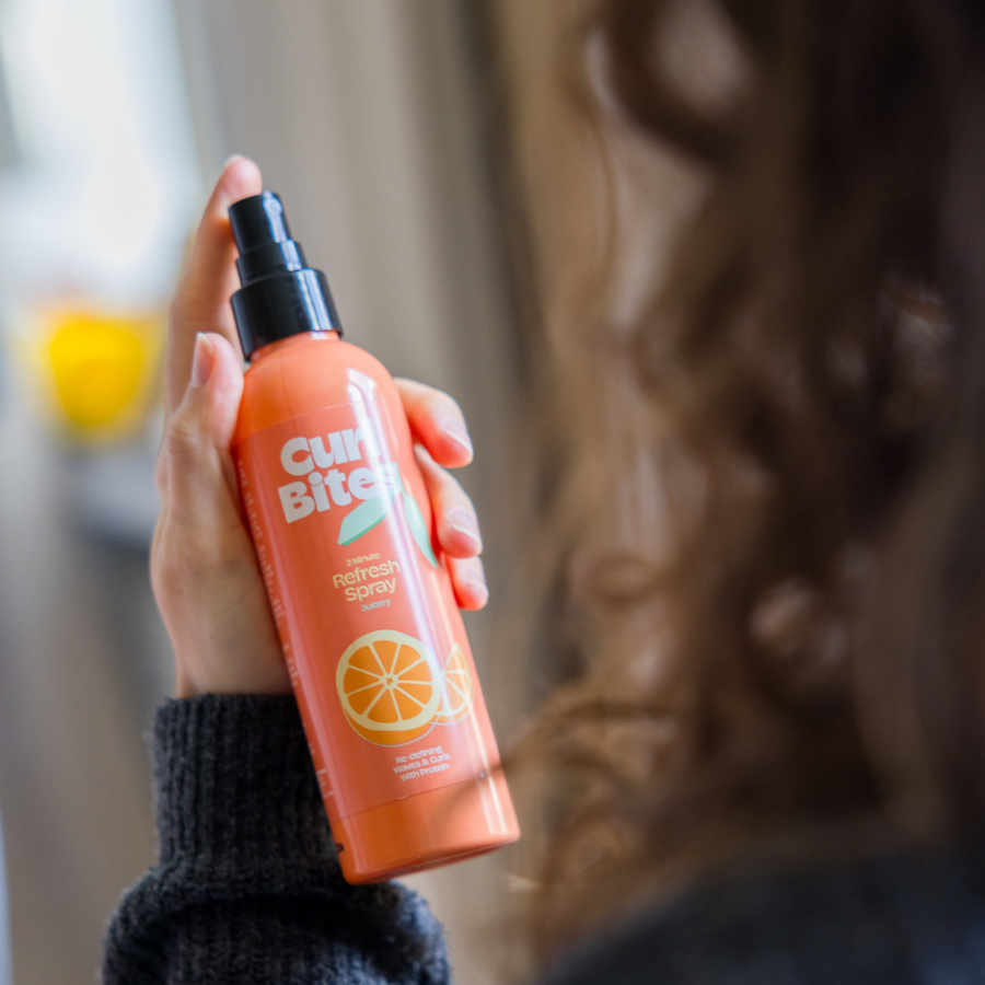 Curl Bites 2 Minutes Refresh Spray 200ml-Curl Refresher-Aladin Beauty