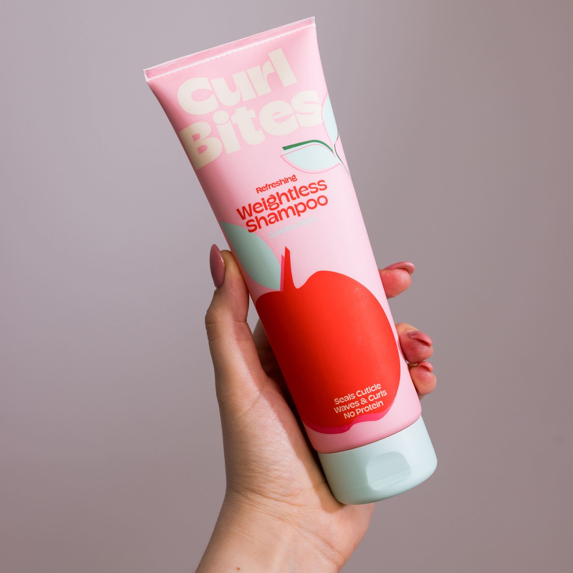 Curl Bites Refreshing Weightless Shampoo 250ml-Gentle Shampoo-Aladin Beauty