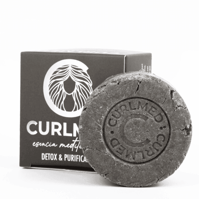 CurlMed Champú Sólido Detox y Purificante 80g - Aladin Beauty