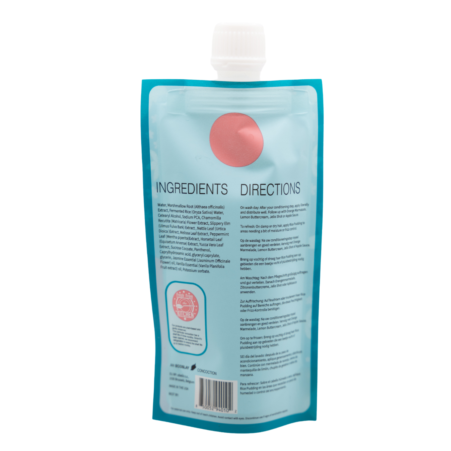Ecoslay Rice Pudding Leave-In Conditioner and Moisturizer 237ml-Leave-in Conditioner-Aladin Beauty