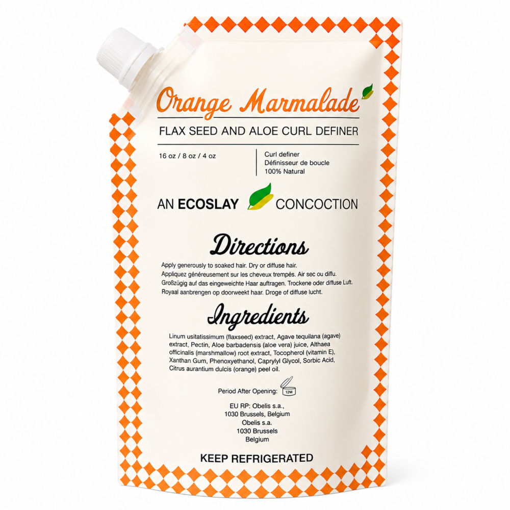 Ecoslay Orange Marmalade Flaxseed and Aloe Curl Definer