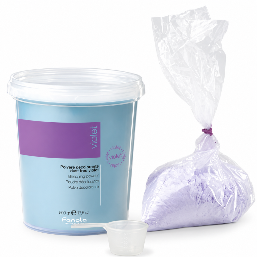 Fanola Compact Violet Bleaching Powder Jar 500g-Bleaching Powder-Aladin Beauty