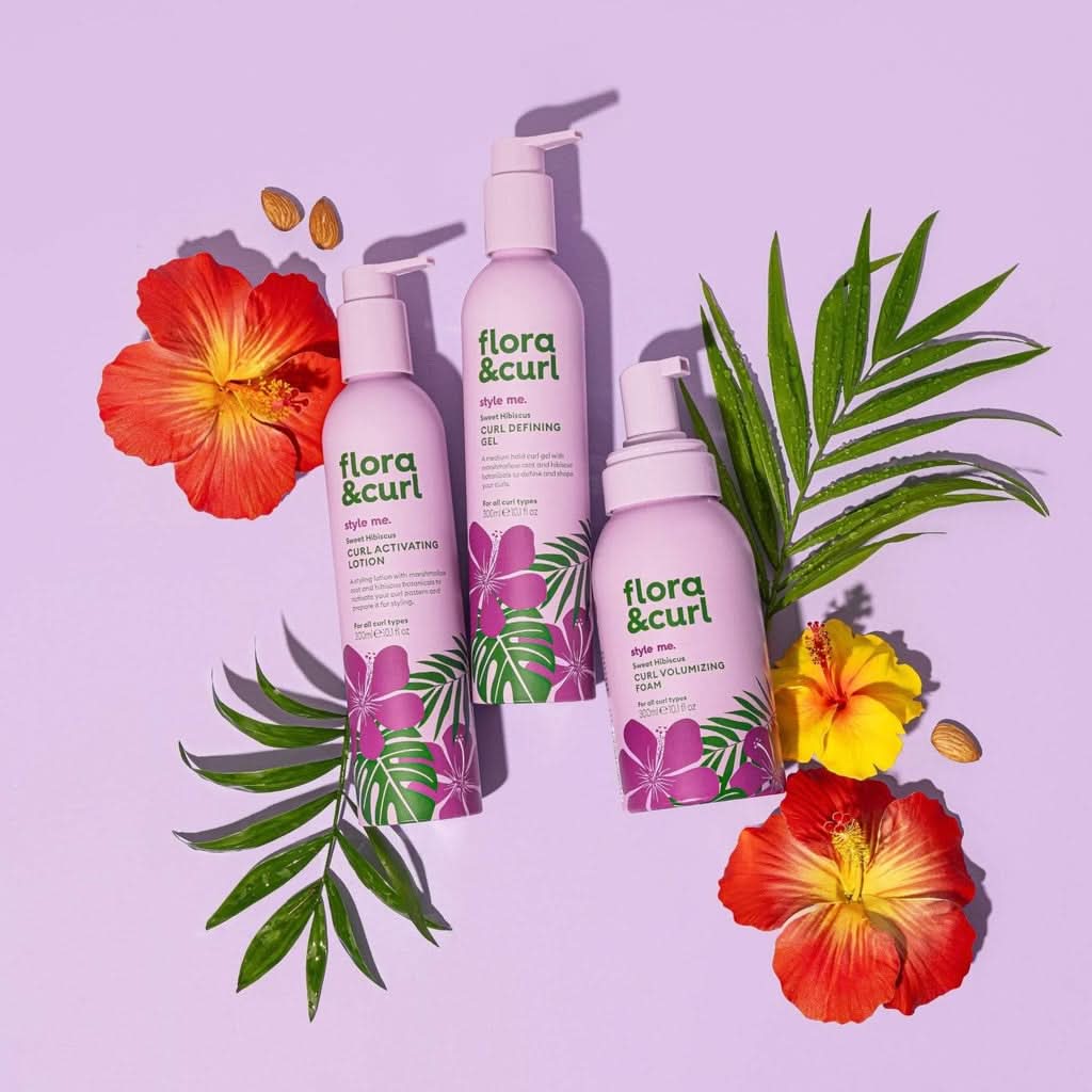Flora & Curl Style Me Sweet Hibiscus Curl Activating Lotion 300ml