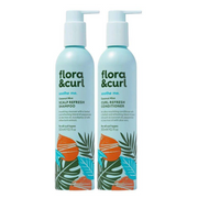 Flora & Curl Coconut Mint Refresh Scalp Cleansing Duo