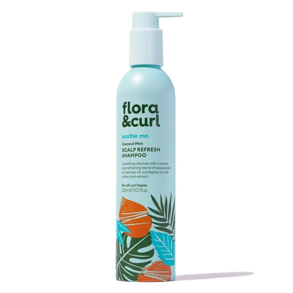 Flora & Curl Coconut Mint Refresh Scalp Cleansing Duo