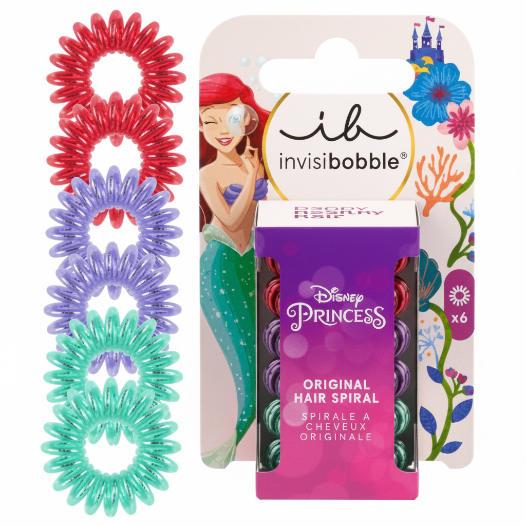 Invisibobble Ib Kids Original Disney Ariel 6 Pc